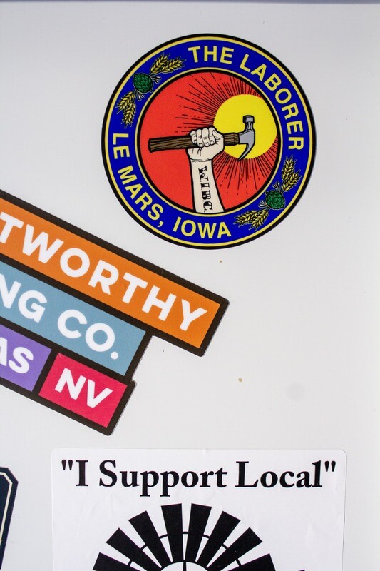 The Laborer Sticker