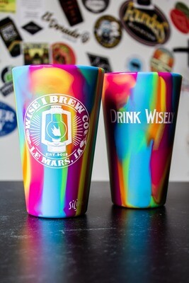 Silipint 16oz. Glass - 'Drink Wisely'