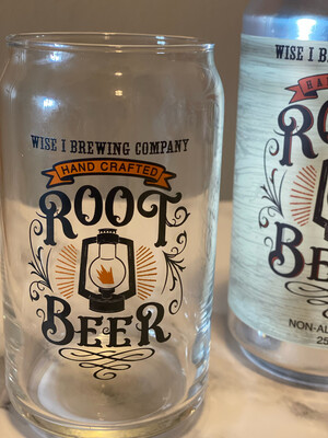 16 oz Root Beer Can Glass