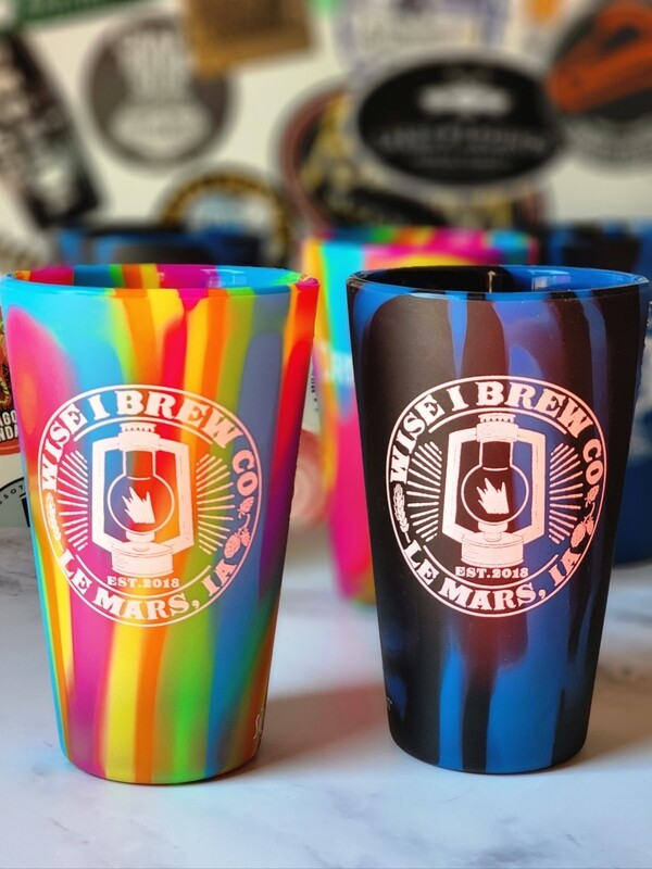 Silipint 16oz. Glass - &#39;Drink Wisely&#39;