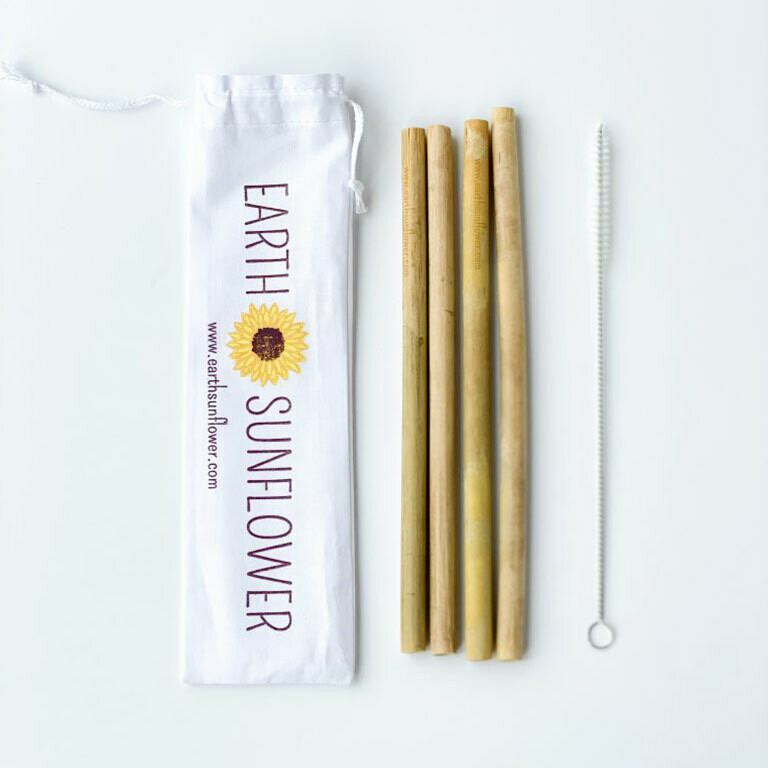 Organic Bamboo Straw Set