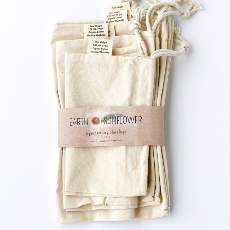 Organic Bulk Cotton Produce Bags