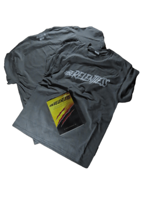 #BeRelentless GREY T-shirt/Book Bundle