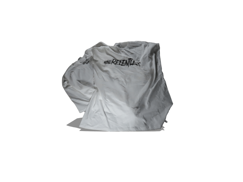#BeRelentless White T-Shirts