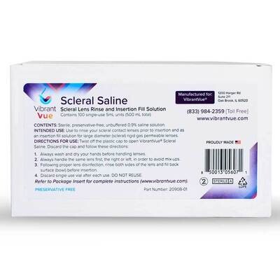 VibrantVue Scleral Lens Saline: 3 Month Supply