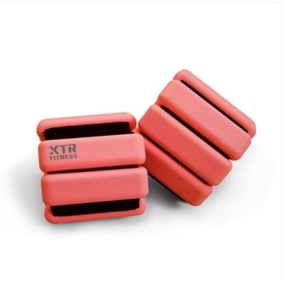 XTR BANGLES 1LB Waterproof Wrist and Ankle Weights Set of 2