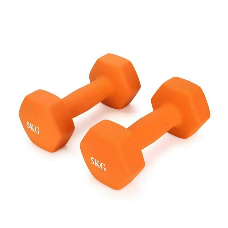 5KG Pair Neo Hex Dumbbells Set