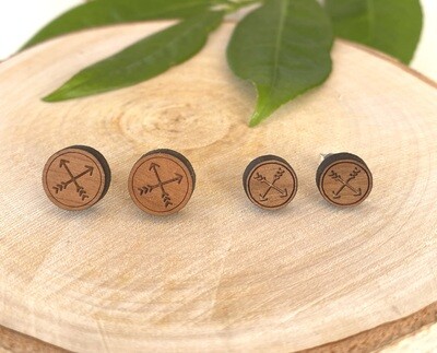 Pfeile Ohrringe aus Holz Pfeile Ohrringe aus Holz