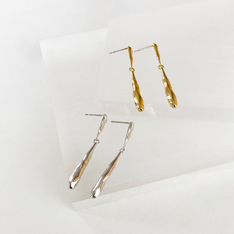 Tropfen Ohrringe Gold Silber
