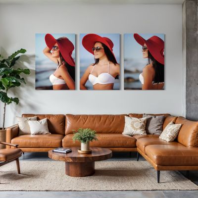Trio A0 Stretched Canvas