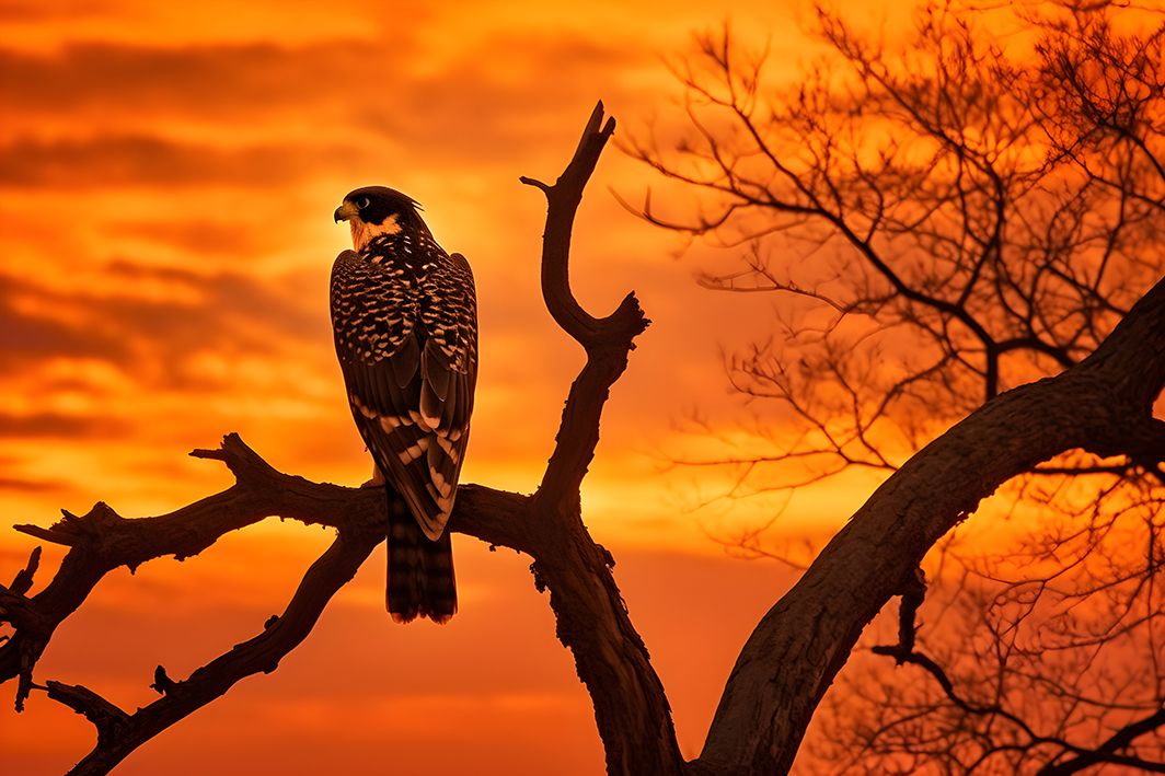 Red Necked Falcon