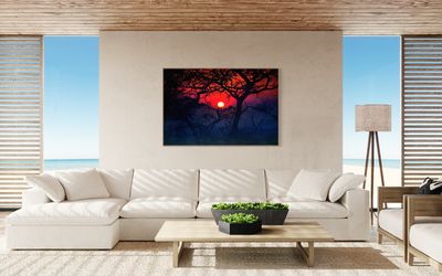 Misty Sunrise Africa