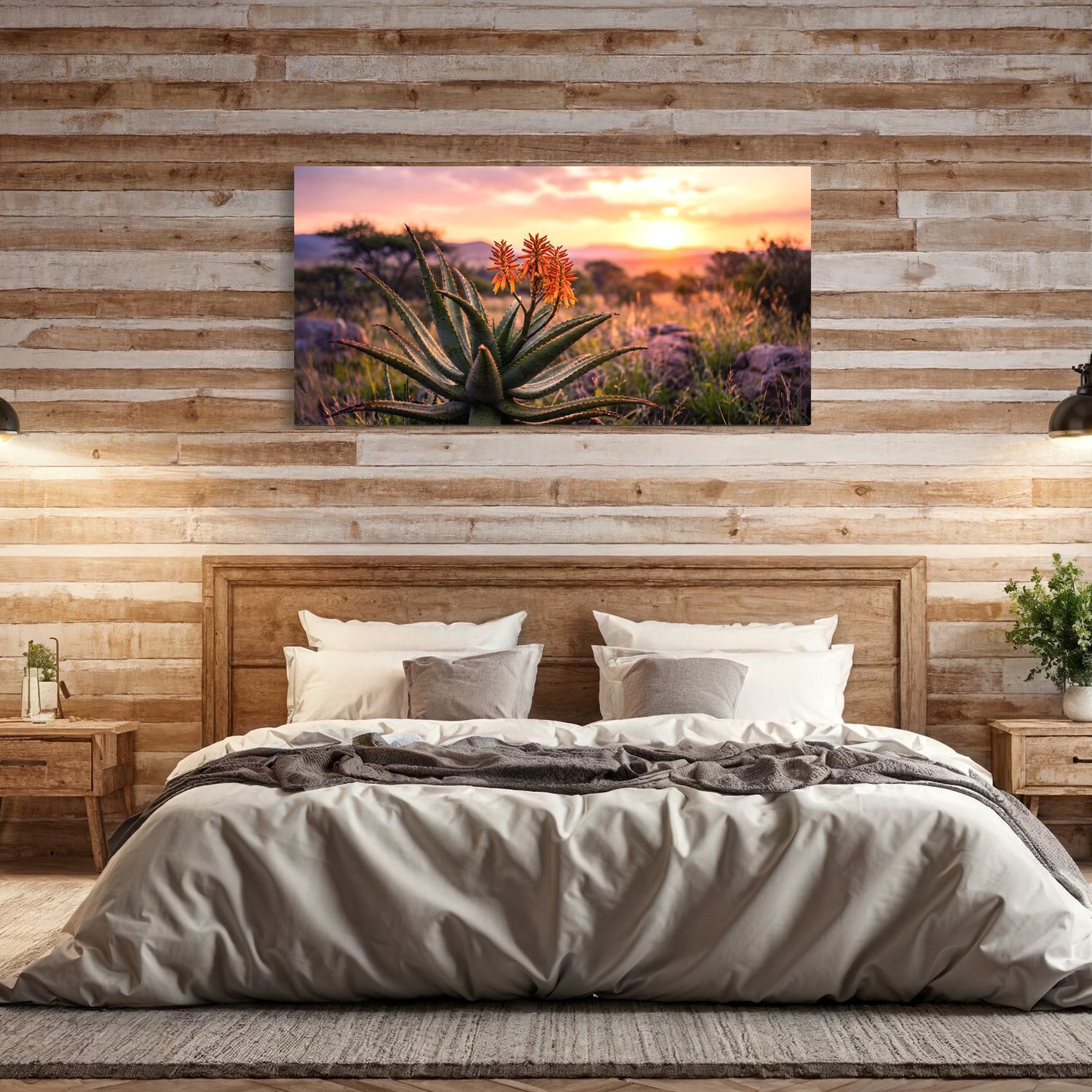 African Aloe Sunset