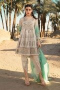 Unstitched Fabrics - Lawn D-2012-A with stitched by maria.b