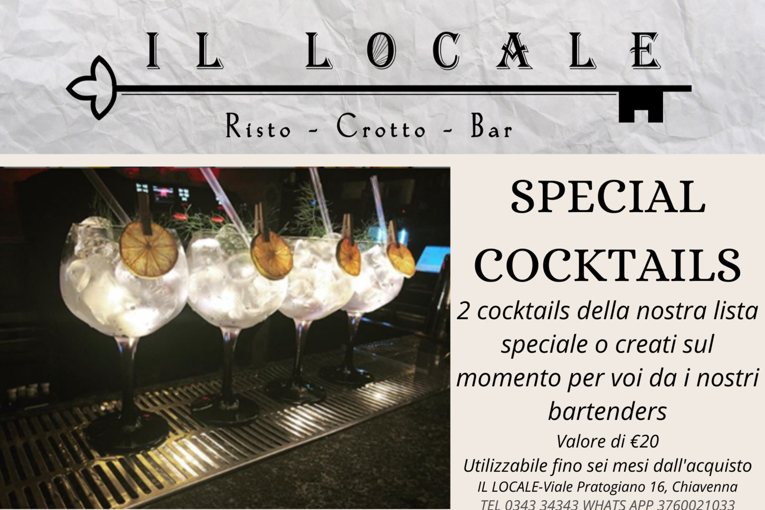 SPECIAL COCKTAILS