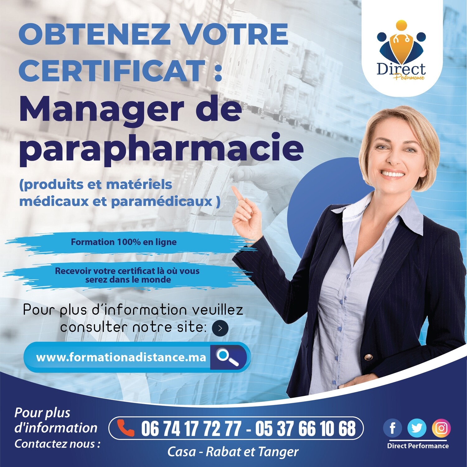 Formation parapharmacie à distance