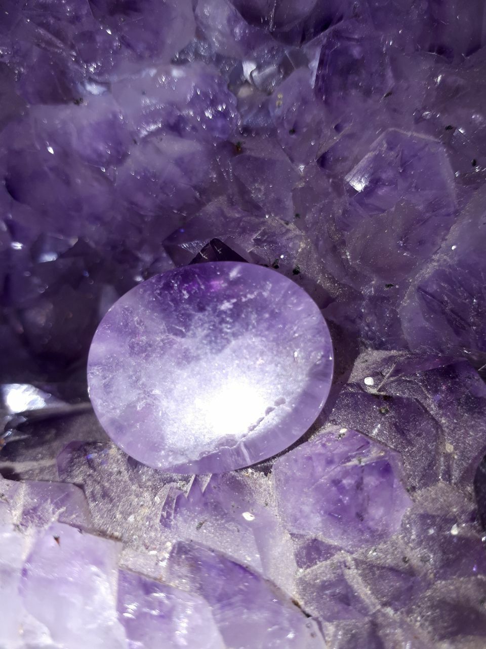 Amethyst ungelocht
