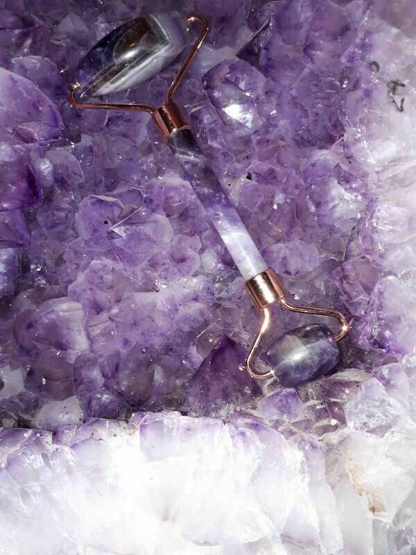 Edelstein-Massageroller Amethyst