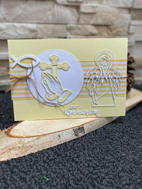 Designer-Karte zur Heiligen Kommunion