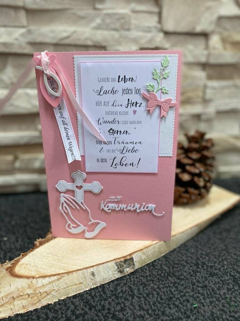 Designer-Karte zur Heiligen Kommunion