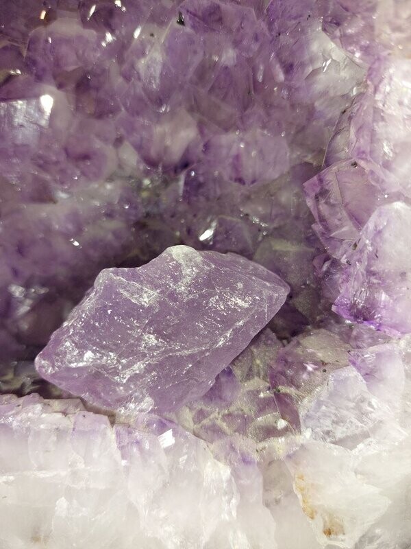Natur-Amethyst ungelocht