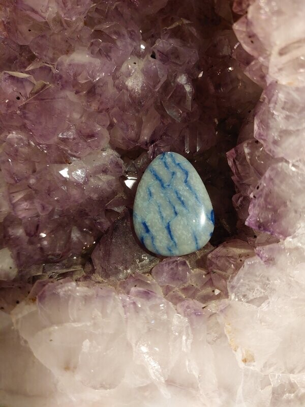 Blauquarz ungelocht