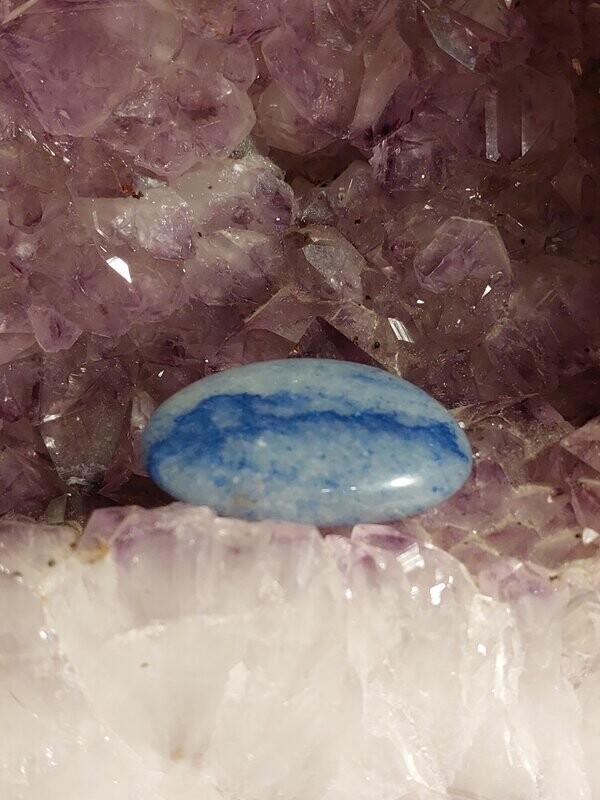Blauquarz ungelocht