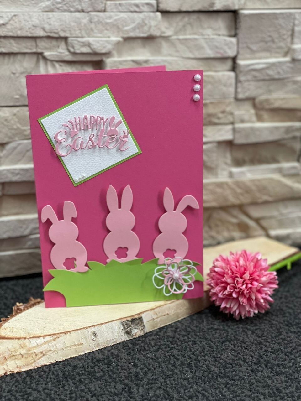 Designer-Karten A5 aufklappbar zu Ostern in (ohne Deko)