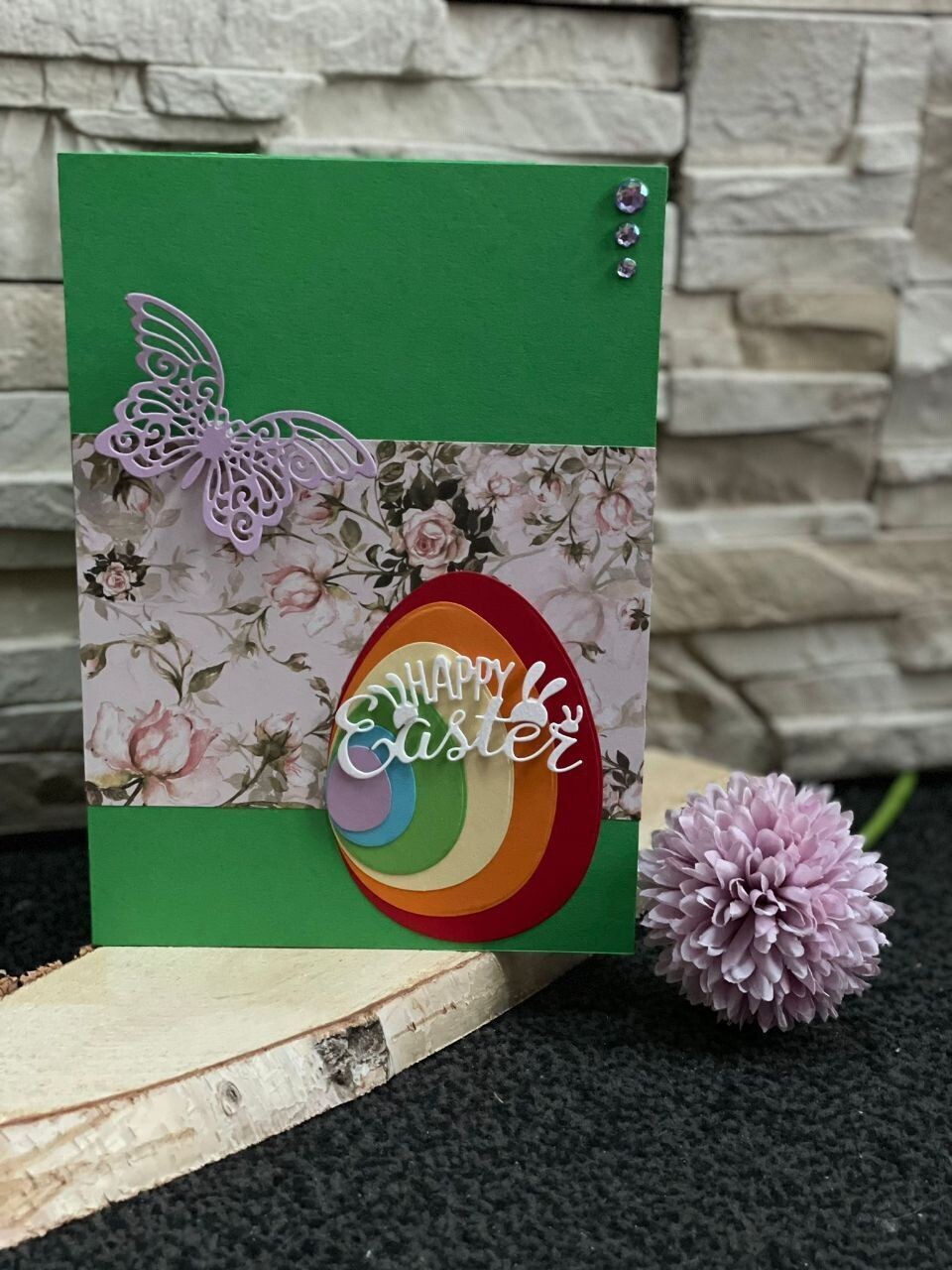 Designer-Karten A5 aufklappbar zu Ostern in verschiedenen Farben (ohne Deko)