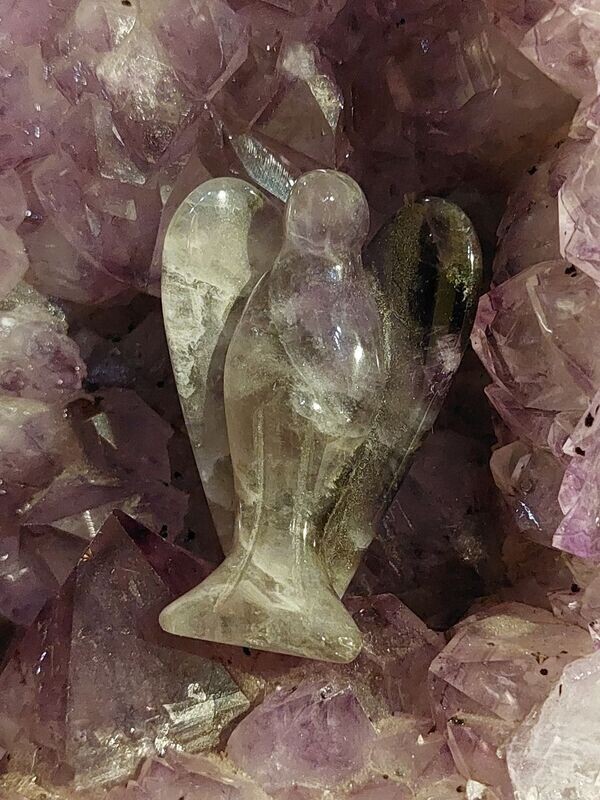 Amethyst Engel stehend