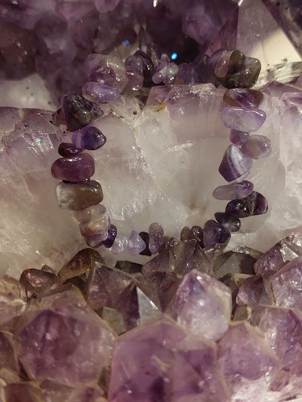Amethyst Splitter Armband
