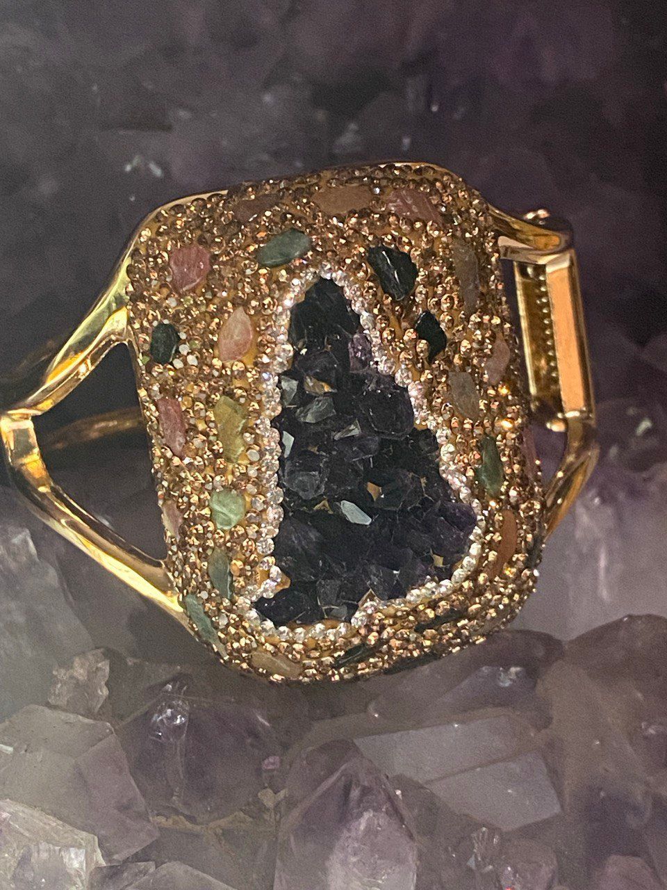 Amethyst Armeif (grössenverstellbar)