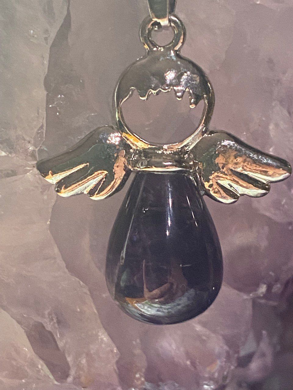 Amethyst Engel als Anhänger
