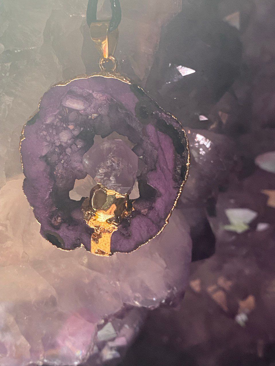 Amethyst als Anhänger