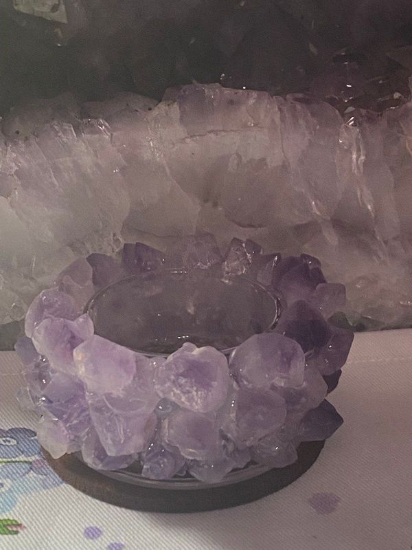 Amethyst Teelicht Amethyst Teelicht