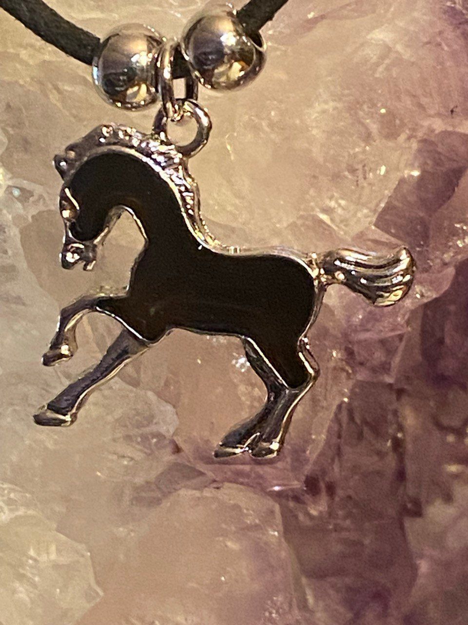 Paua Shell Pferdchenkette (wechselnde Farben je nach Stimmung) Paua Shell Pferdchenkette (wechselnde Farben je nach Stimmung)