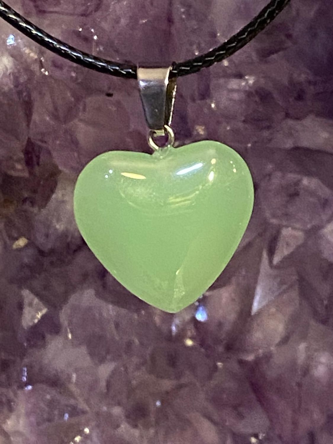 Jade Herz als Anhänger Jade Herz als Anhänger