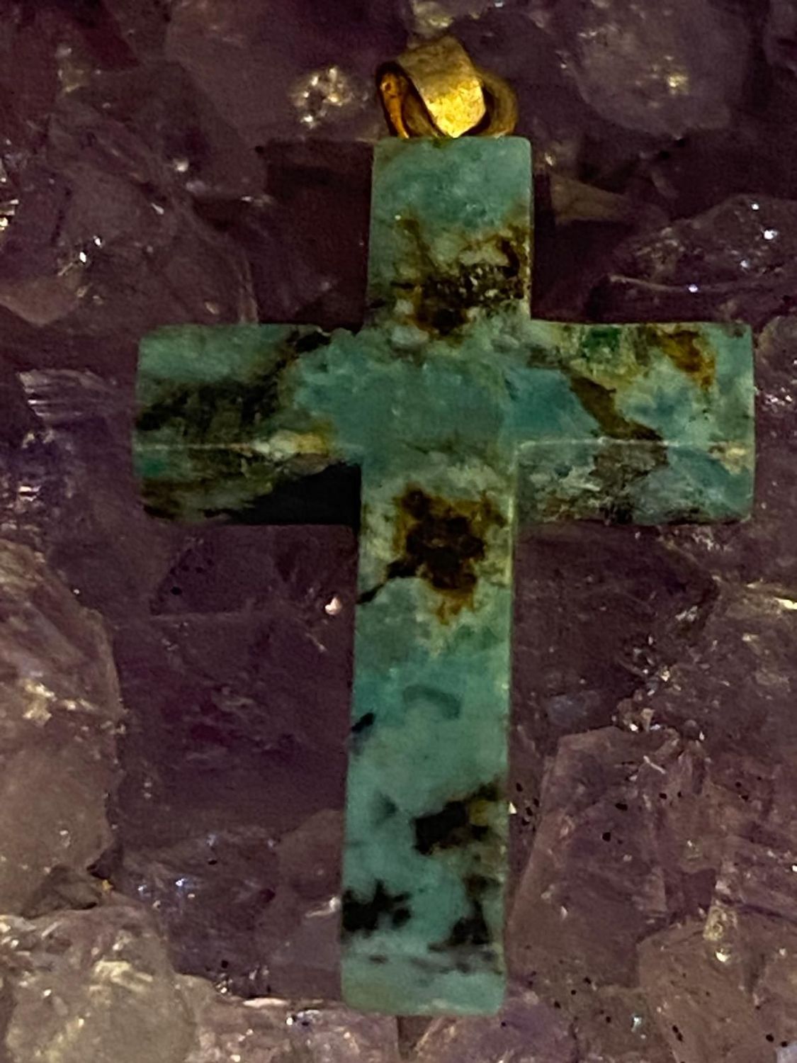 Türkis Kreuz als Anhänger Türkis Kreuz als Anhänger