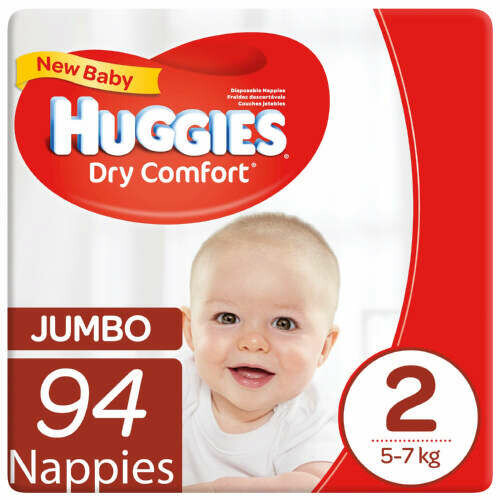 huggies infant nappies size 2