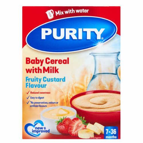 baby cereal for milk