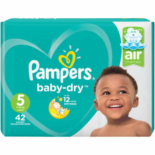 Pampers Baby Dry Size 5 Value Pack 42 