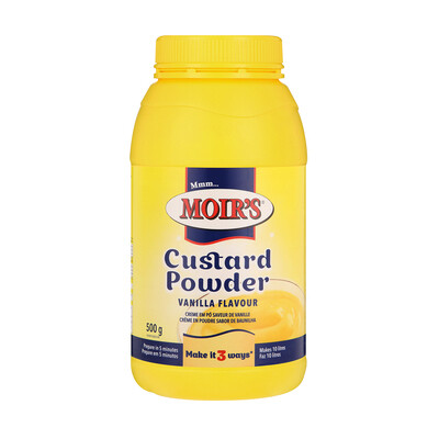 Moir's Vanilla Flavoured Custard Powder 500g Jar Moir's Vanilla Flavoured Custard Powder 500g Jar