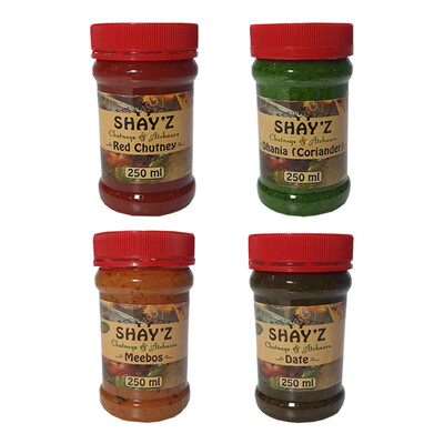 Shayz Chutney 250ml Buy Any 2 For Shayz Chutney 250ml Buy Any 2 For