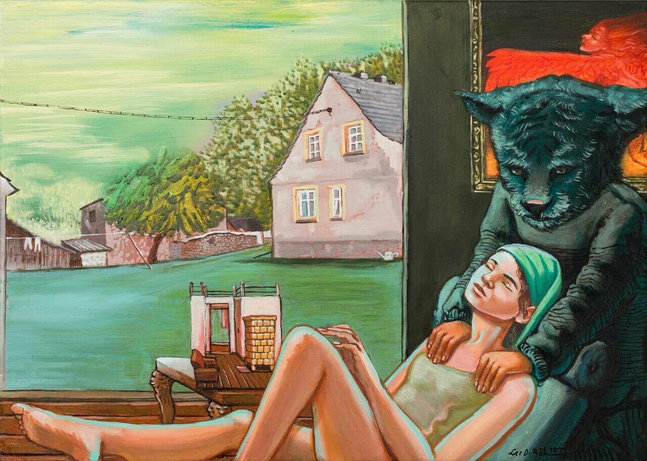 RELAXING, Gemälde von Lee D. Böhm