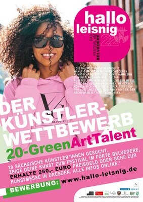 20-GreenArtTalent | Künstlerwettbewerb | kostenfreie Bewerbung für die Ausstellung im Forte Belvedere Leisnig