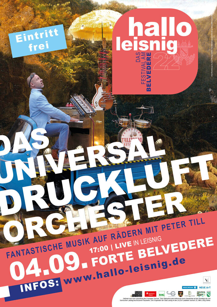 Das Universal Druckluft Orchester | Ein Erlebnis nicht nur für Kinder im Forte Belvedere Leisnig am 04.09.2022 um 17 Uhr | Eintritt frei