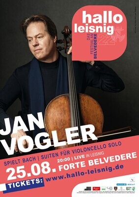 Jan Vogler | Suiten für Violoncello Solo | Ticket für Konzert im Forte Belvedere Leisnig am 25.08.2022 um 20 Uhr