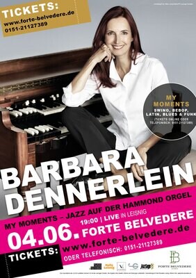 Barbara Dennerlein | My Moments, Jazz auf der Hammond Orgel | Ticket für Konzert im Forte Belvedere Leisnig am 04.06.2023 um 19 Uhr