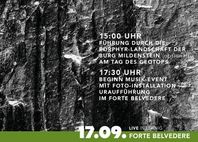 Ursprung & Lauf | Kunst-Event mit Neuer Musik und Fotografie im Forte Belvedere Leisnig