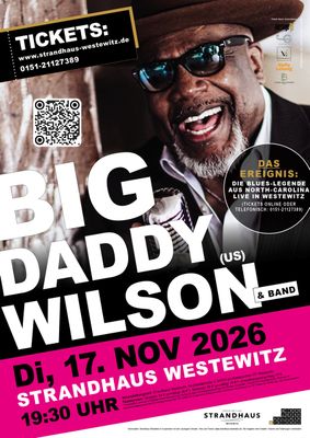 Big Daddy Wilson | River-Blues-Night im Strandhaus Westewitz | Konzert-Ticket